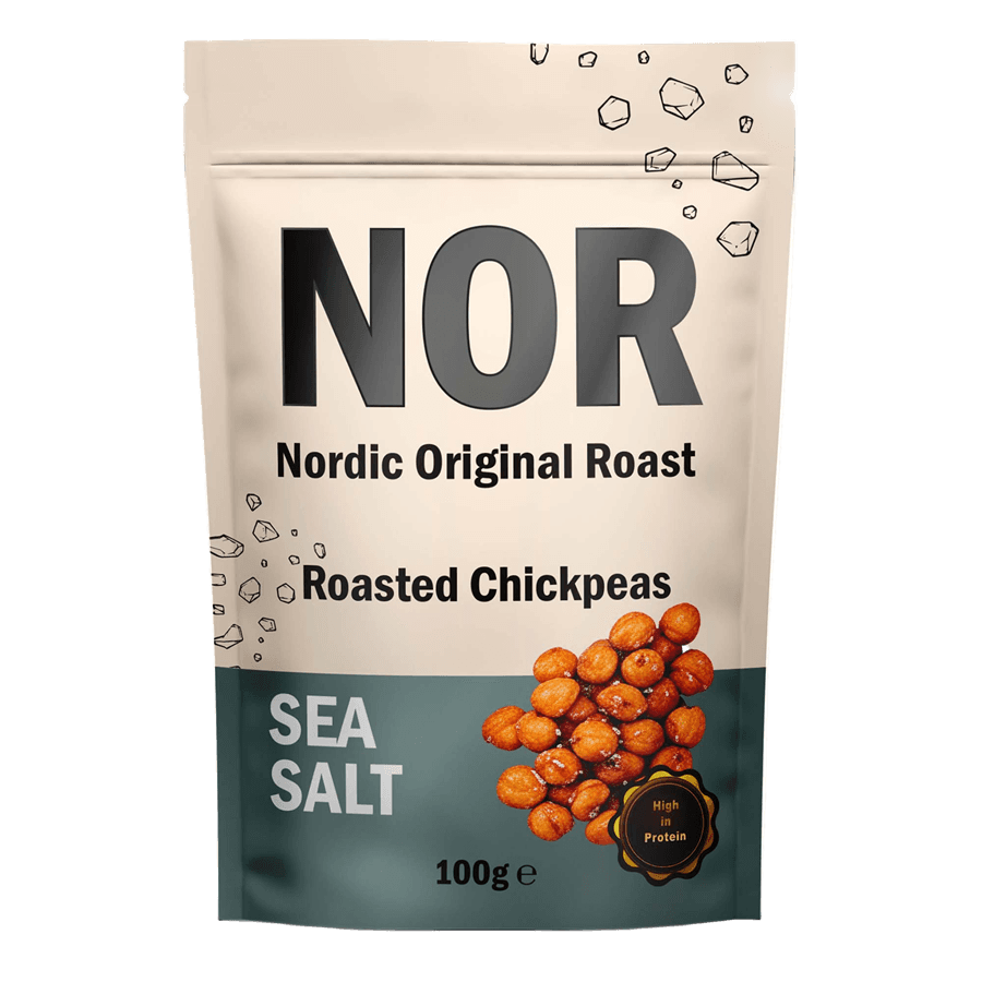 NOR Sea Salt, ristede kikerter i pose